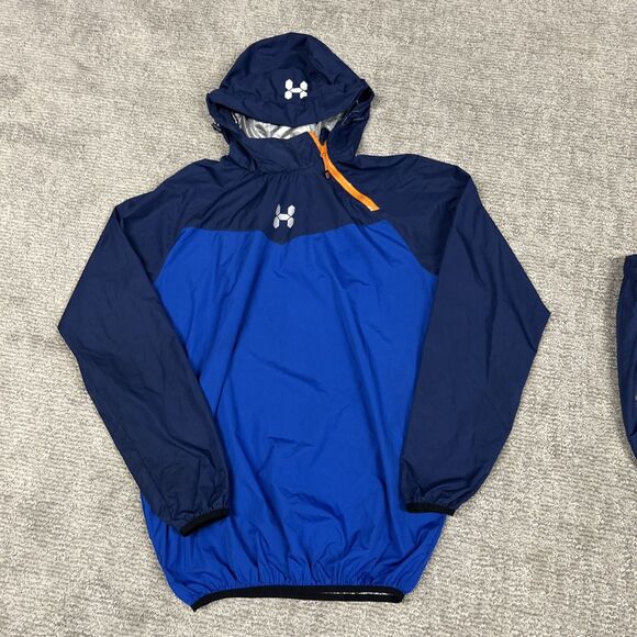 Hotsuit Jacket & Pants Mens Medium Hooded Sauna Suit Pullover Anorak Training - Picture 6 of 13